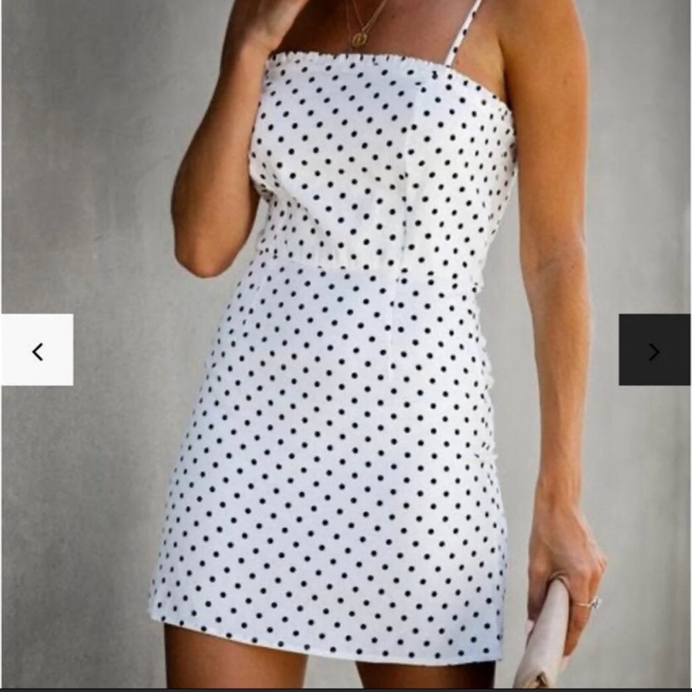 Vici Collection polka dot mini dress